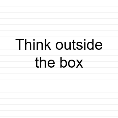 Think Outside the Box