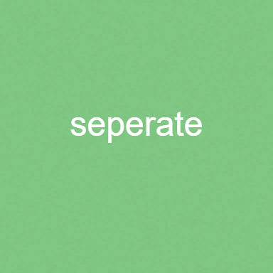Separate