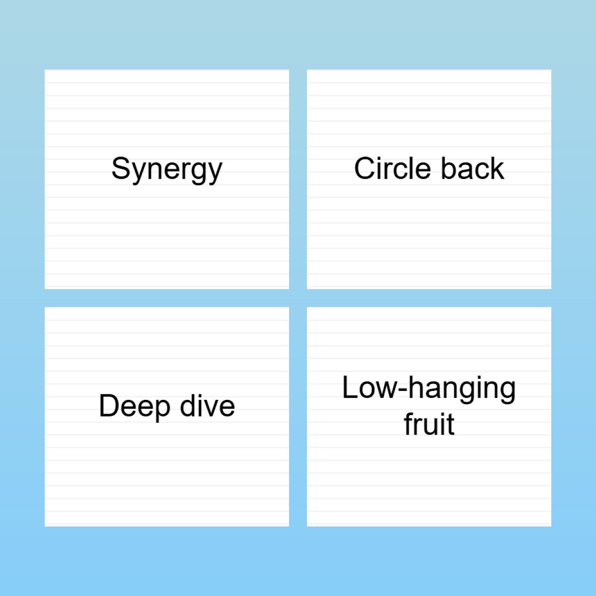 Top 10 Annoying Buzzwords